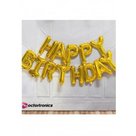 HBD FOIL BANNER GOLD